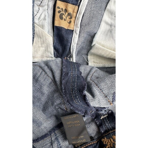Beyonce House of Dereon Women's Jeans Hip Hop Size 2YK Vintage Grunge embroidere - Picture 12 of 12